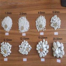 靈壽縣瑪琳礦產(chǎn)品加工廠 營(yíng)口瑪琳白色碎石，為綠化園林添一抹純凈雅致